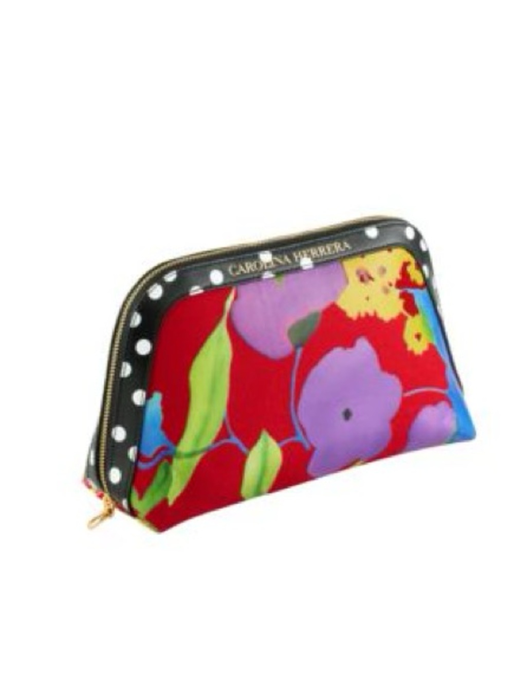 🆕 Carolina Herrera Leatherette Cosmetic Pouch